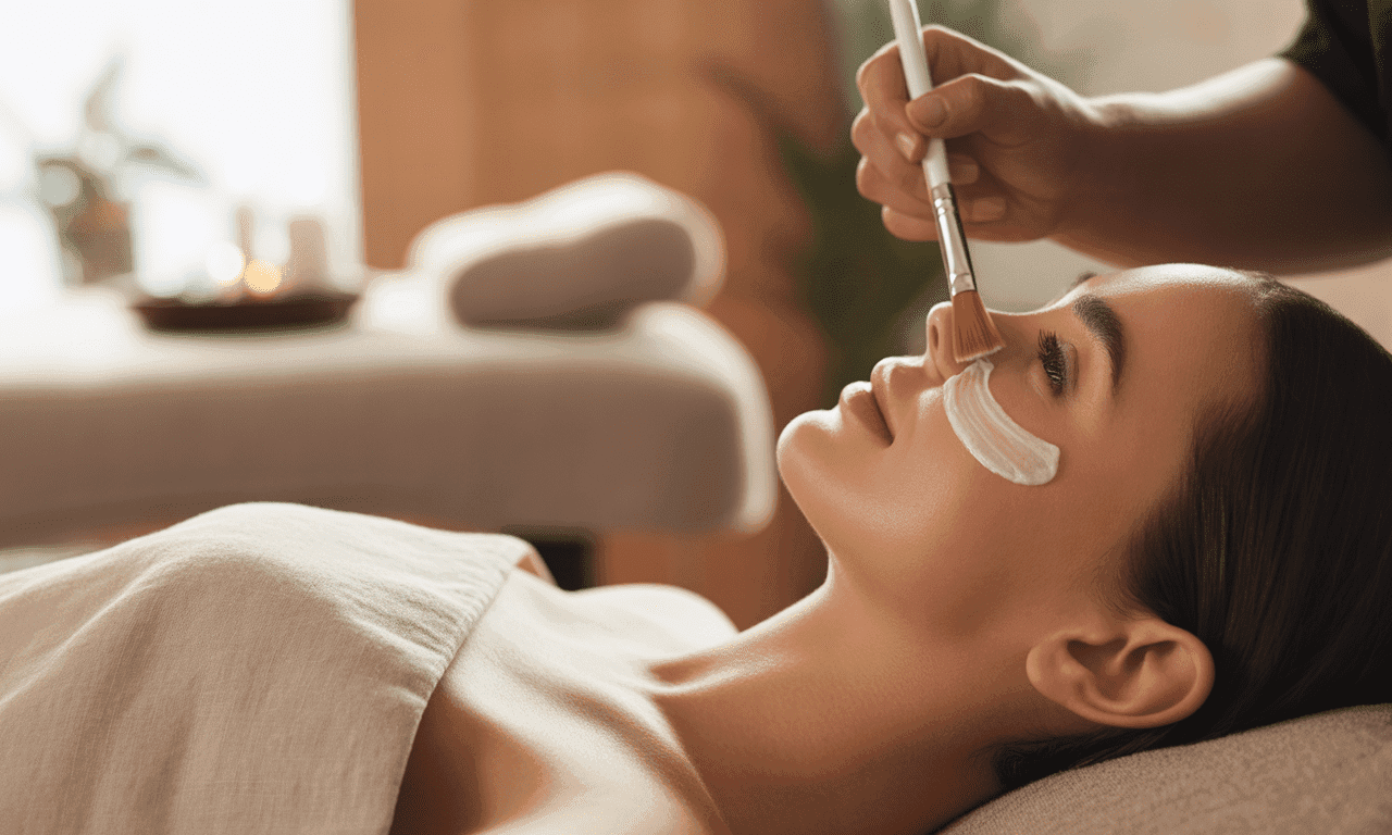 vi peel facial benefits application session