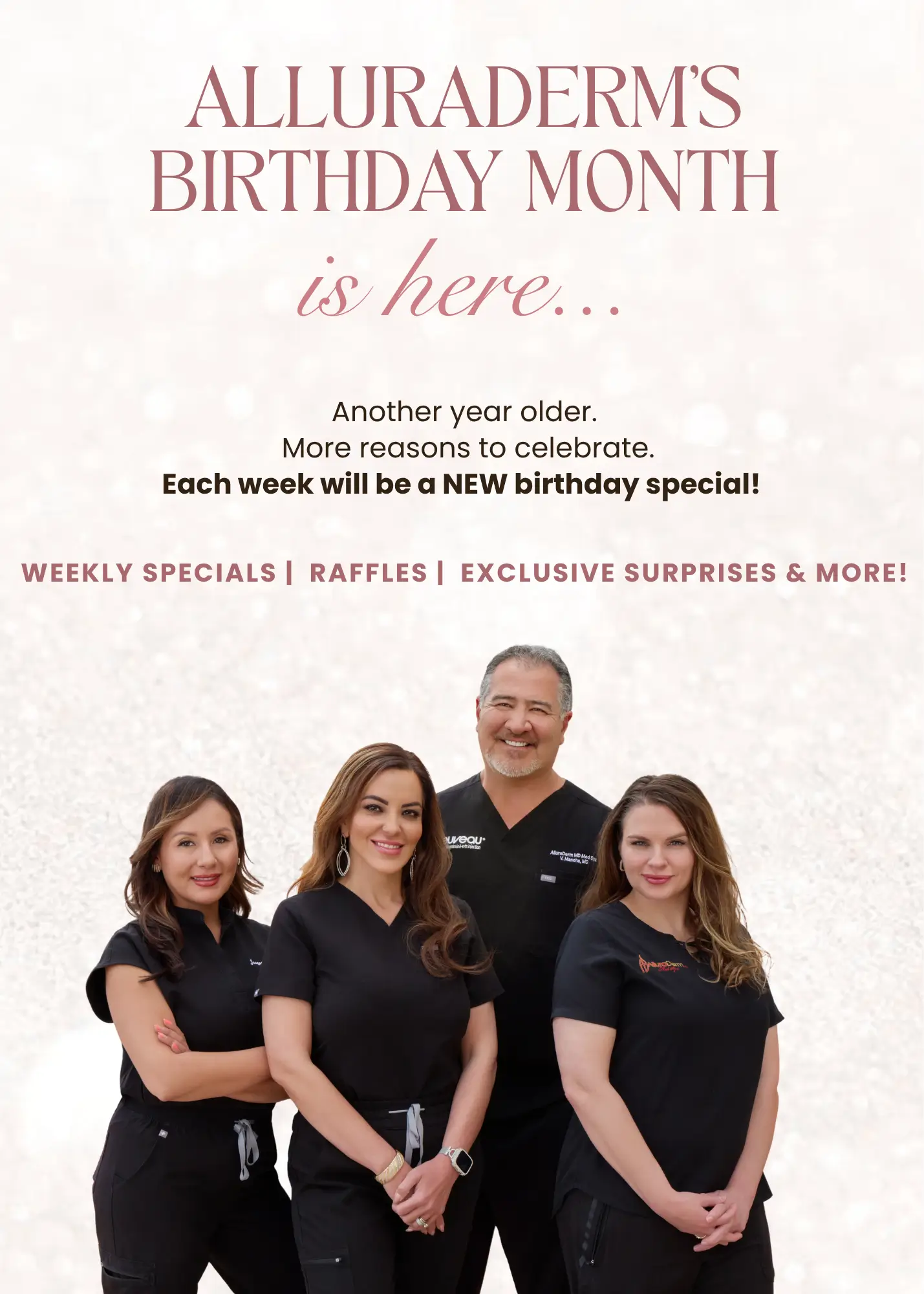 alluraderm september specials post 5 x 7 in